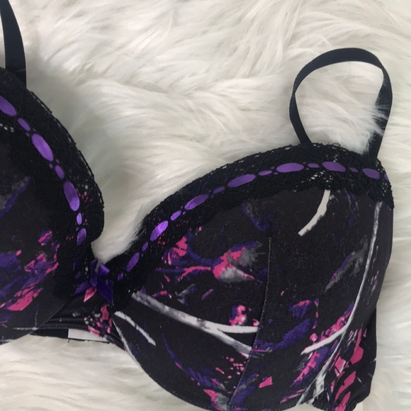 Wilderness dreams printed Padded push up Bra 36D - Picture 2 of 7